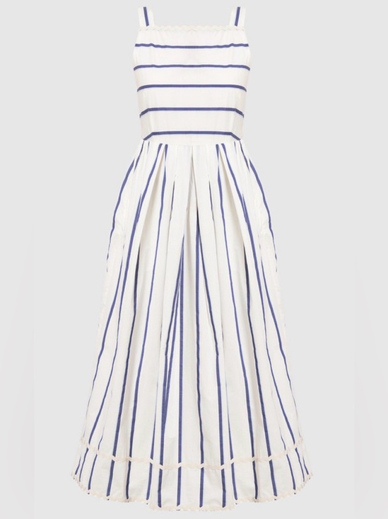 MaxMara Dresses & Skirts - Max Mara Weekend Giano Striped Midi-Dress 10